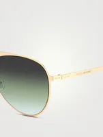 Wild Metal Aviator Sunglasses