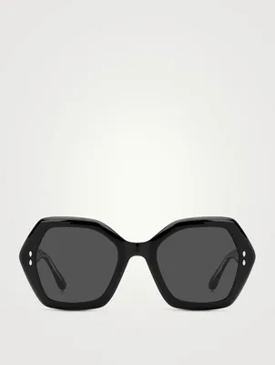 Bombé Geometric Sunglasses