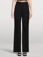 Wool Gabardine Trousers