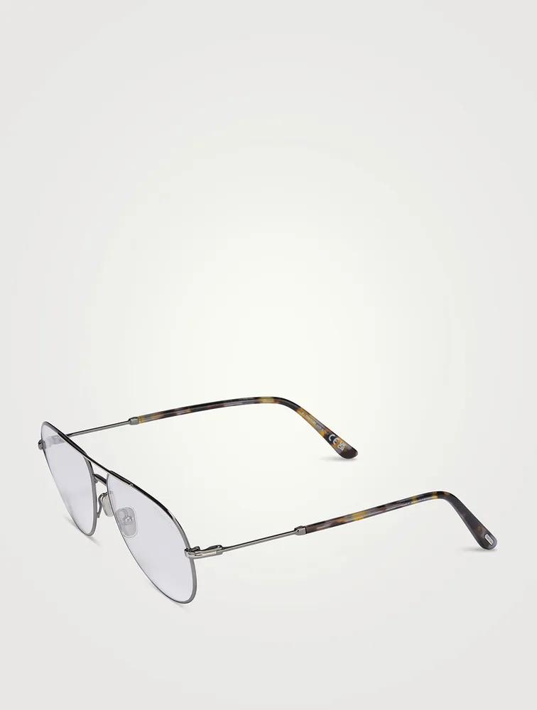 Aviator Optical Glasses With Blue Light Filter