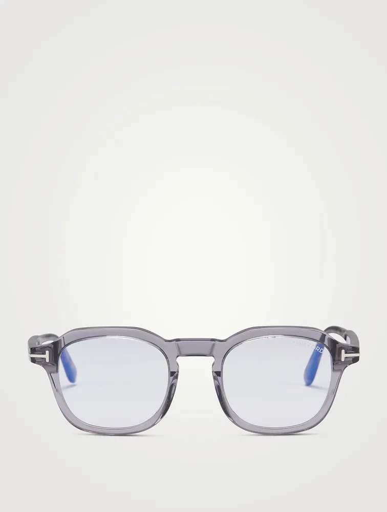 Square Optical Glasses With Blue Light Filter