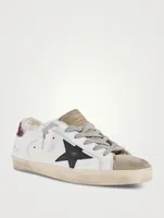 Super-Star Leather Sneakers With Shearling Lining