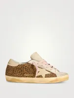 Super-Star Leather Sneakers Cheetah Print