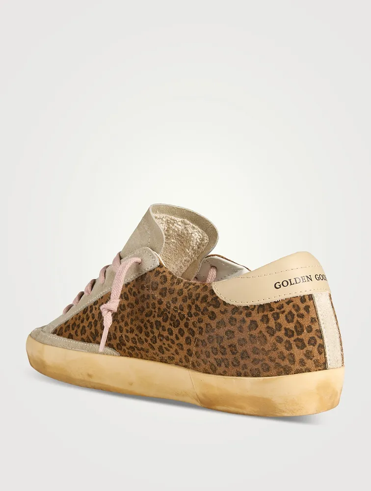 Super-Star Leather Sneakers Cheetah Print