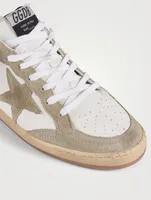 Ball Star Leather And Suede Sneakers With Shearling Lining