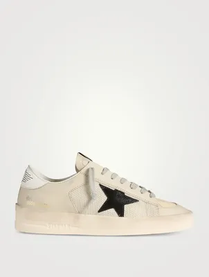 Stardan Leather And Mesh Sneakers
