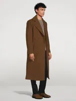 Wool And Cashmere Long Coat