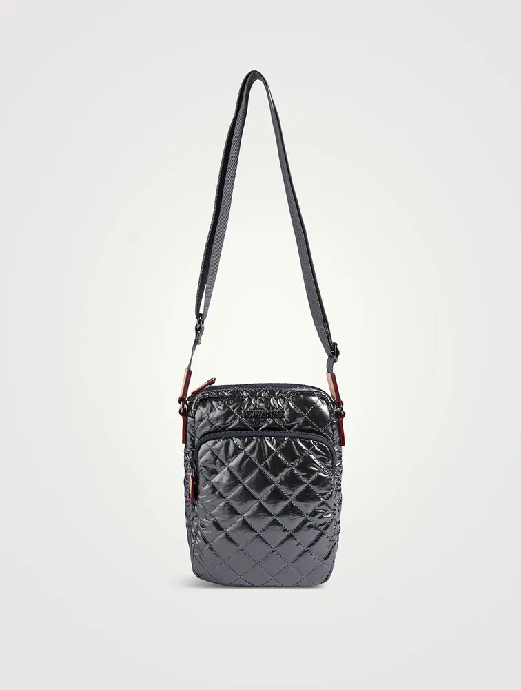 Metro Metallic Crossbody Bag