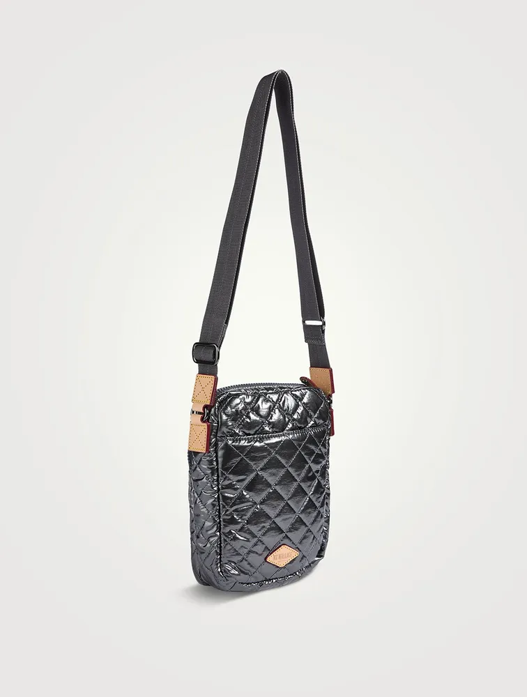 Metro Metallic Crossbody Bag