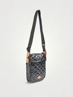 Metro Metallic Crossbody Bag