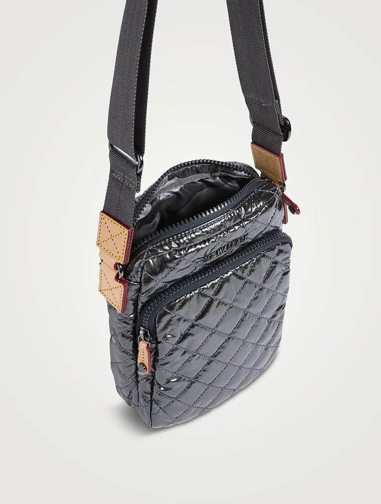 Metro Metallic Crossbody Bag