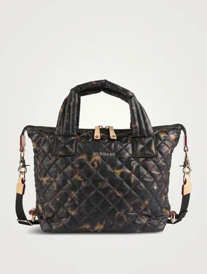 Small Sutton Deluxe Bag In Tortoise Print