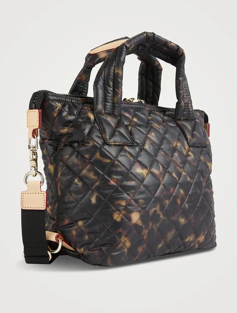 Small Sutton Deluxe Bag In Tortoise Print