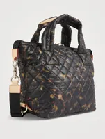 Small Sutton Deluxe Bag In Tortoise Print