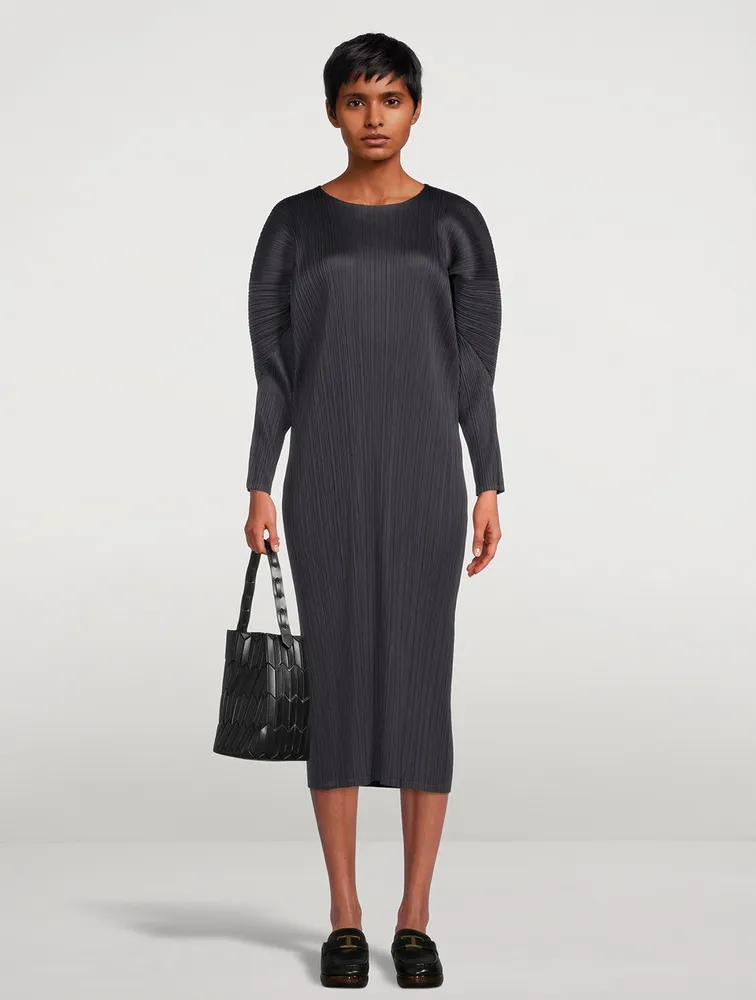 Monthly Colours October Pleated Midi Dress