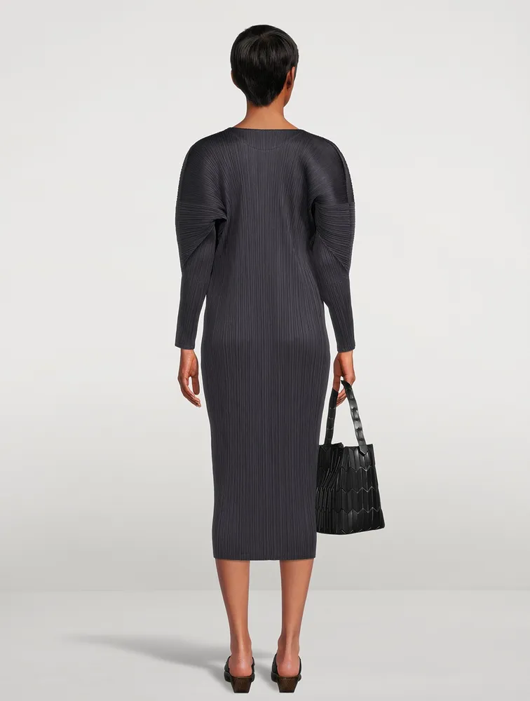 Monthly Colours October Pleated Midi Dress