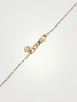 14K Gold Pavé Butterfly Necklace