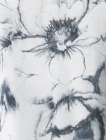 Long-Sleeve T-Shirt Watercolour Floral Print