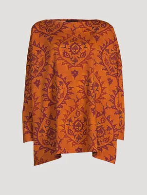 Long-Sleeve T-Shirt Ottoman Print
