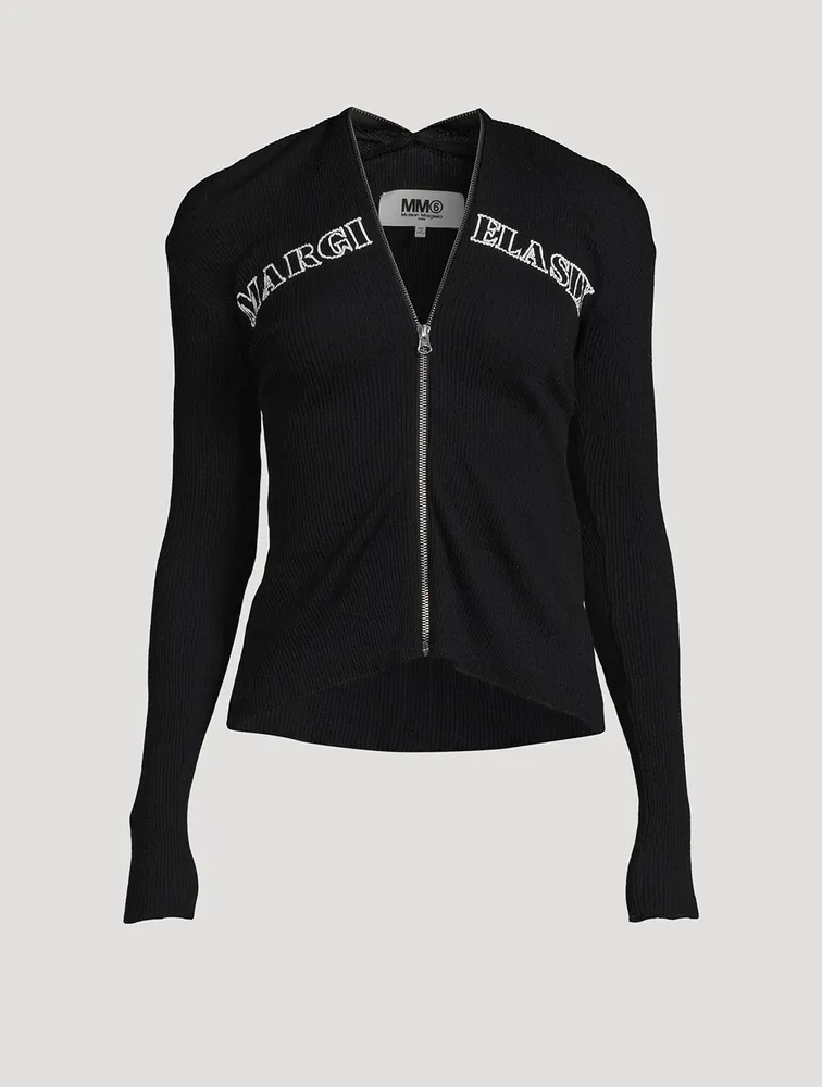 Zip-Front Cardigan