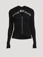Zip-Front Cardigan