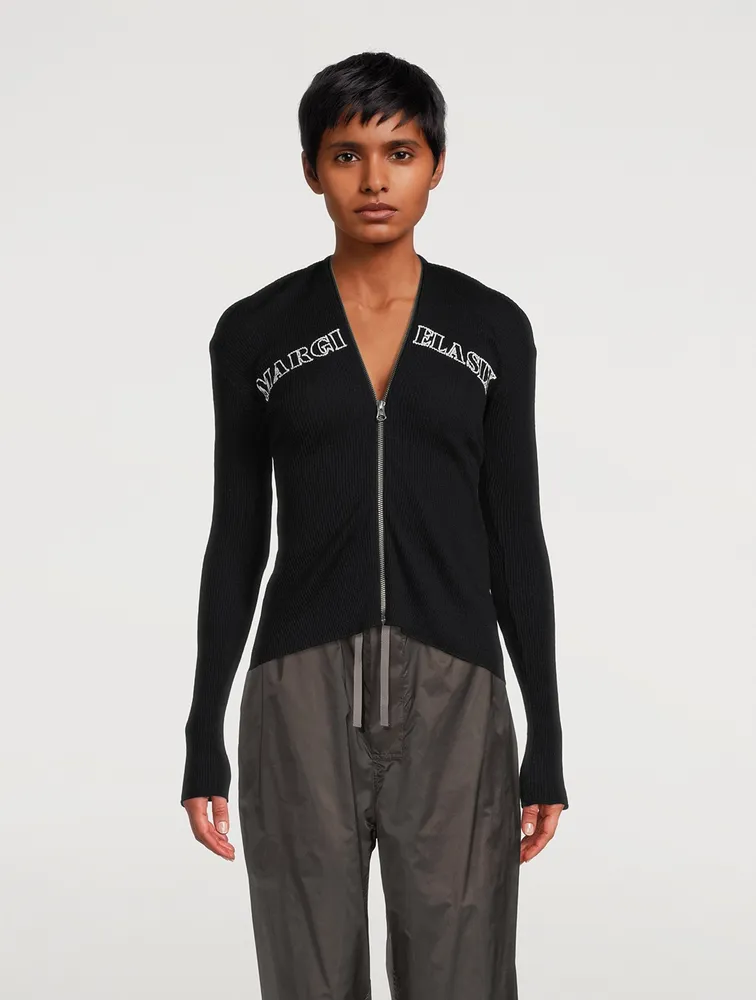 Zip-Front Cardigan