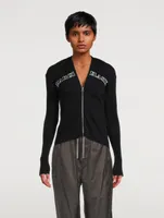 Zip-Front Cardigan