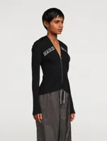Zip-Front Cardigan