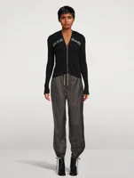 Zip-Front Cardigan