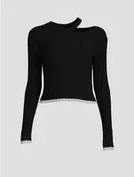 Venus Long Sleeve Cropped Top