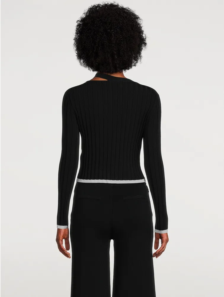 Venus Long Sleeve Cropped Top