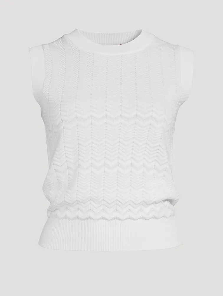 Sleeveless Knit Top