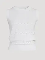 Sleeveless Knit Top