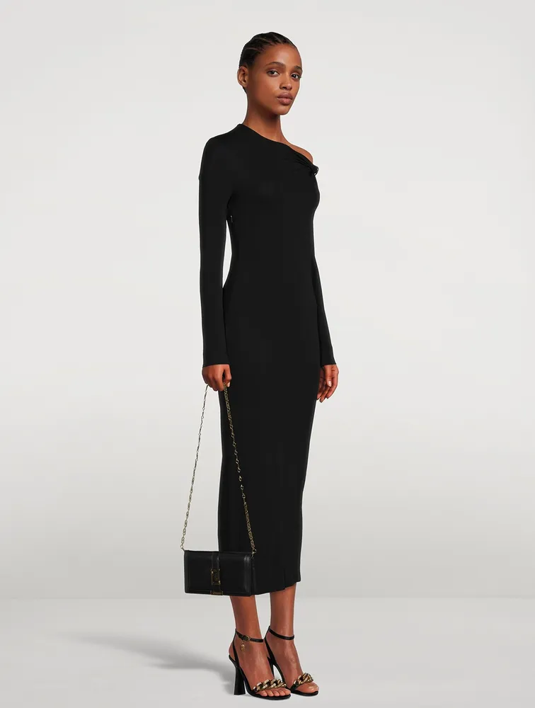 Asymmetric Midi Dress