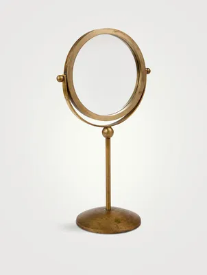 Art Deco Brass Vanity Mirror