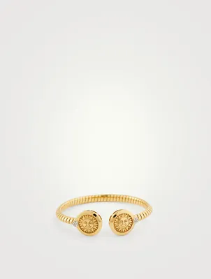 Soleil Gold Double Bangle