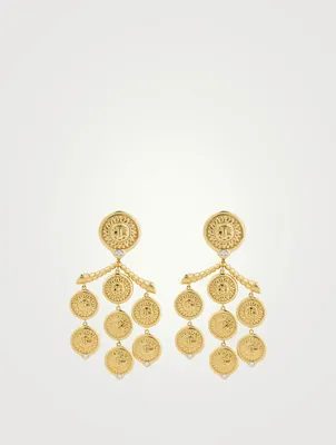 Soleil Gold Chandelier Earrings