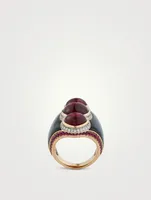 Vulci Cabochon Spinel Ring