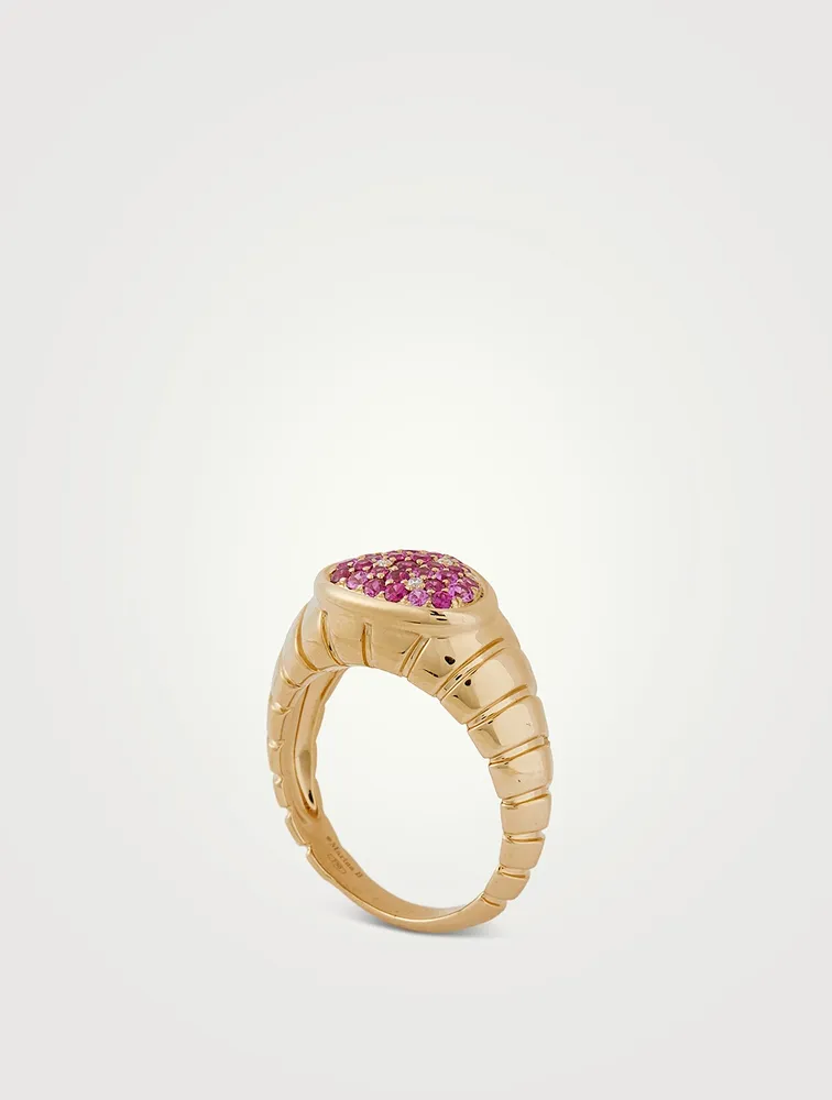 Timo Rubies Pavé Ring