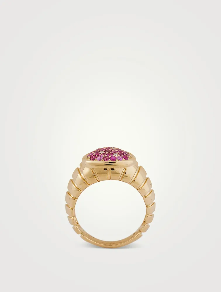 Timo Rubies Pavé Ring
