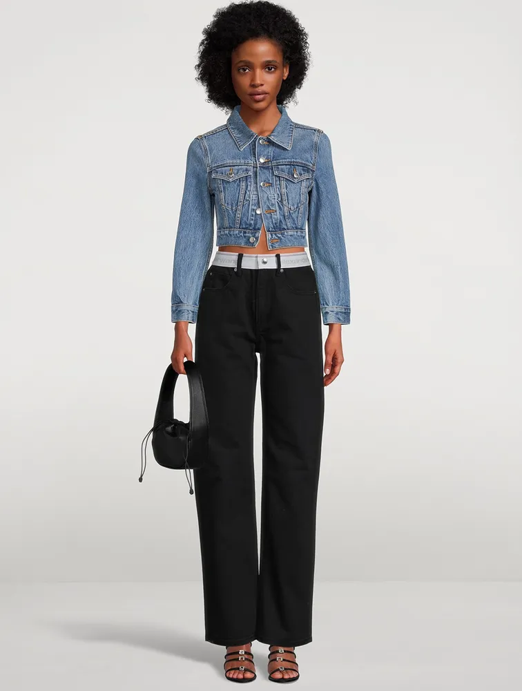 Shrunken Denim Trucker Jacket