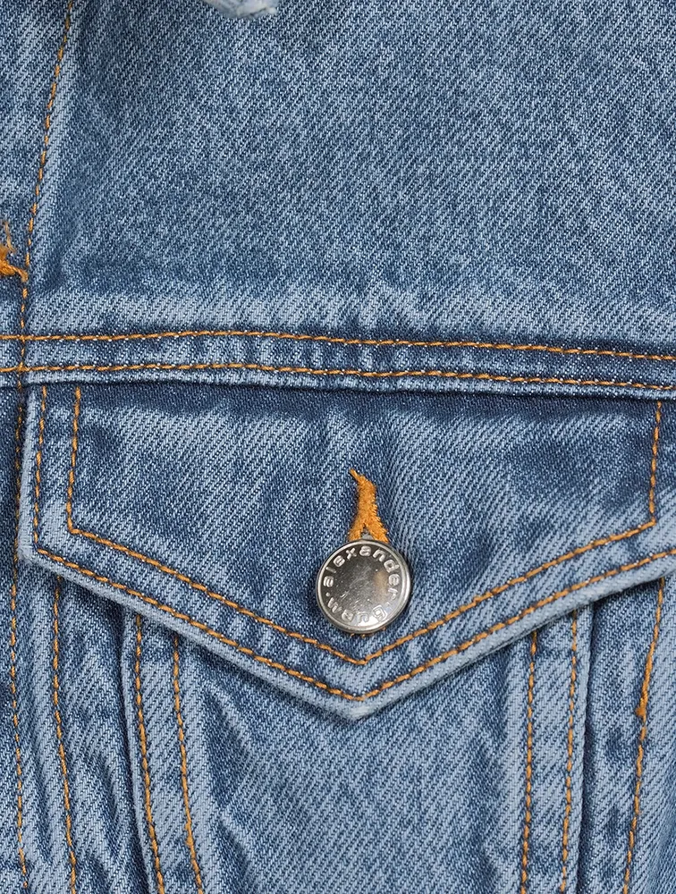 Shrunken Denim Trucker Jacket