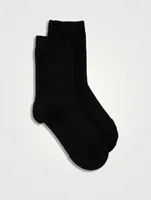 Pile Socks With Logo