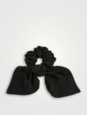 Large Petal Silk Bow Scrunchie