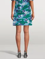 A-Line Mini Skirt Floral Print