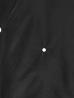 Puffer Jacket With Pearl Details
