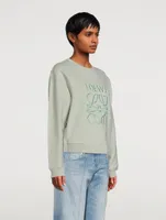 Anangram Embroidered Sweatshirt