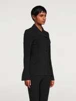 Bi-Stretch Crepe Blazer