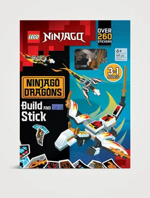 LEGO Build And Stick: NINJAGO Dragons Hardcover Book