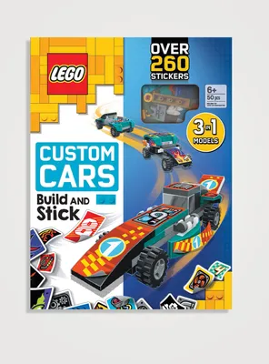 LEGO Iconic Build And Stick: Custom Cars Hardcover Book